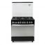 White Point Gas Cooker, 5 Burners, Black - WPGC8060BHSAN
