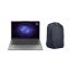 Lenovo LOQ Essential 15IAX9E - 83LK003TPS Gaming Laptop, Intel Core i7-12650HX, 512GB SSD, 16GB RAM, 15.6 FHD, NVIDIA GeForce RTX 4050 6GB, FREEDOS - Luna Grey with HP Everyday Laptop Backpack, Odyssey Grey - A08KLUT