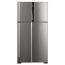 White Whale Freestanding Digital Refrigerator, No Frost, 2 Doors, 23 FT, Silver - WRF-8095HT SLS