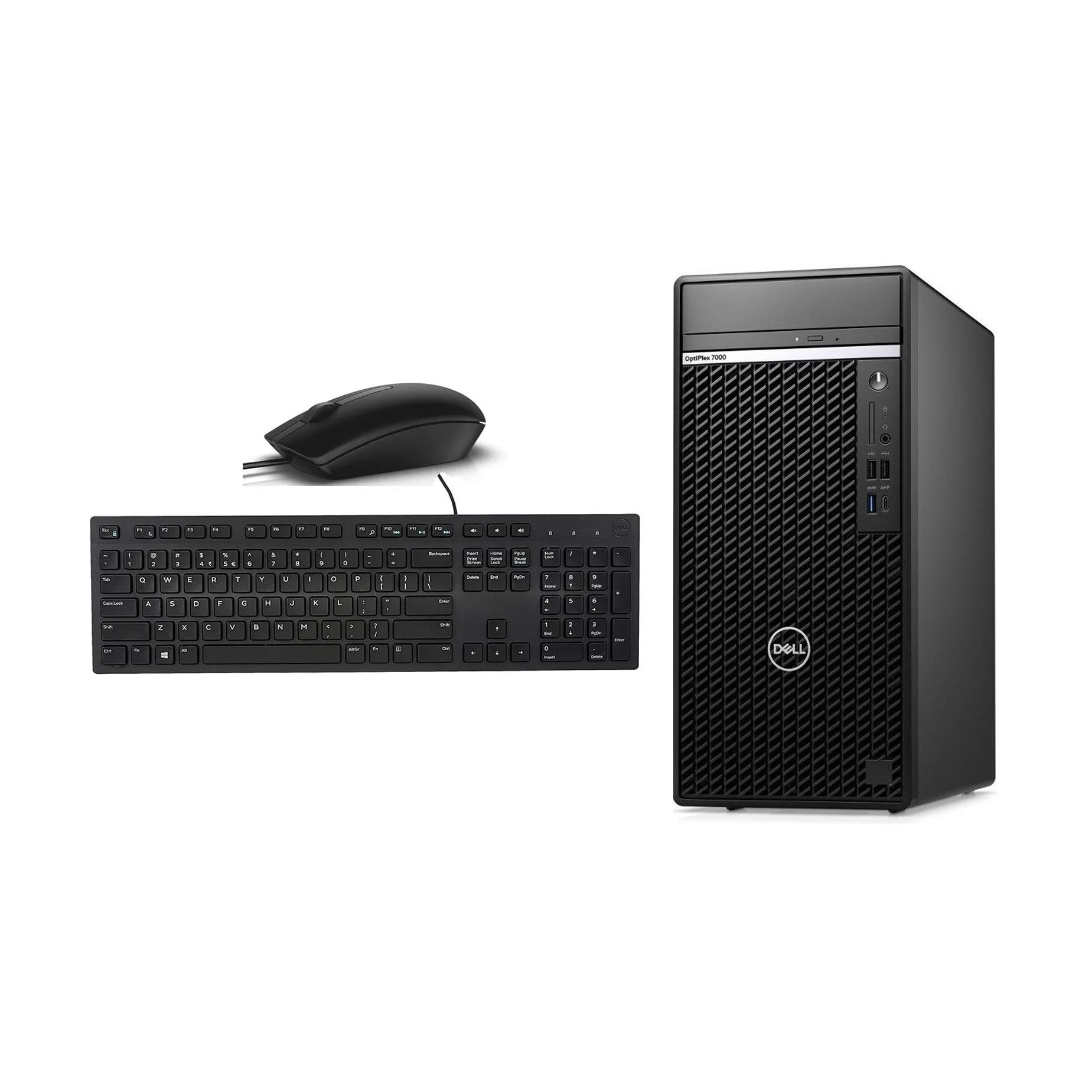 Dell OptiPlex 7000 Full Tower PC, Intel Core i712700, 1TB HDD, 8GB RAM