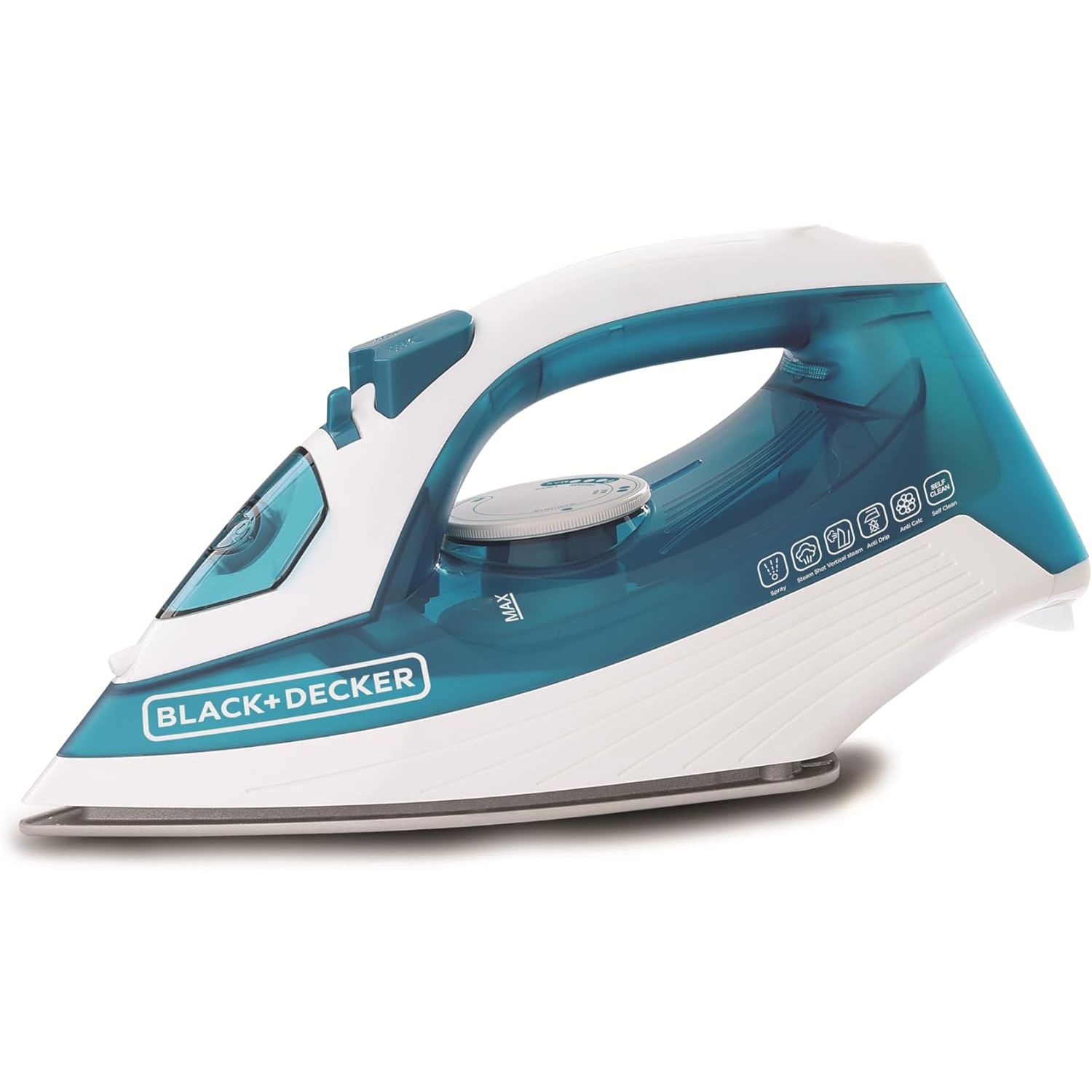 Black Decker Steam Iron 1600W White and Green X1575 B5 Best price in Egypt B.TECH