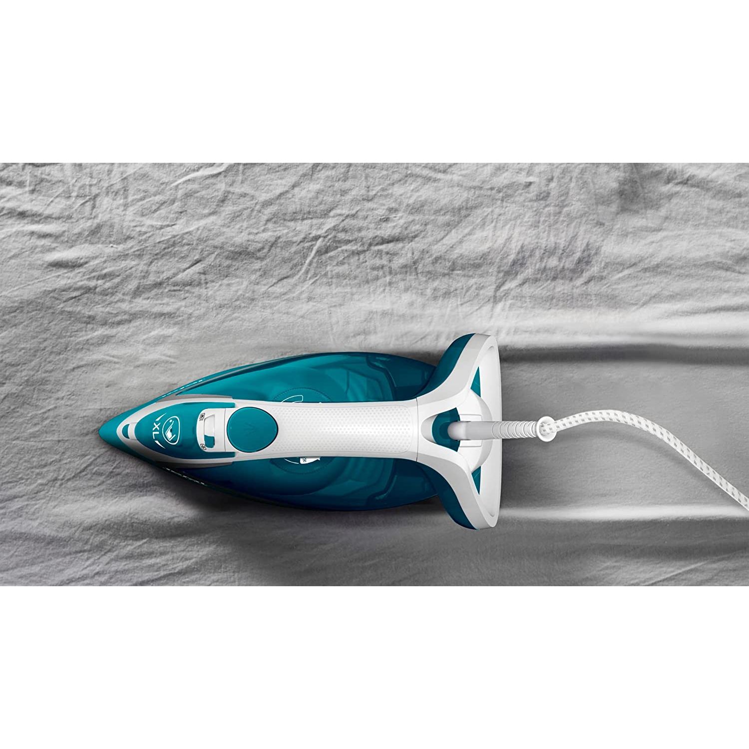 Tefal EasyGliss Steam Iron, 2700 Watt, Green x White - FV5772E0 | Best ...