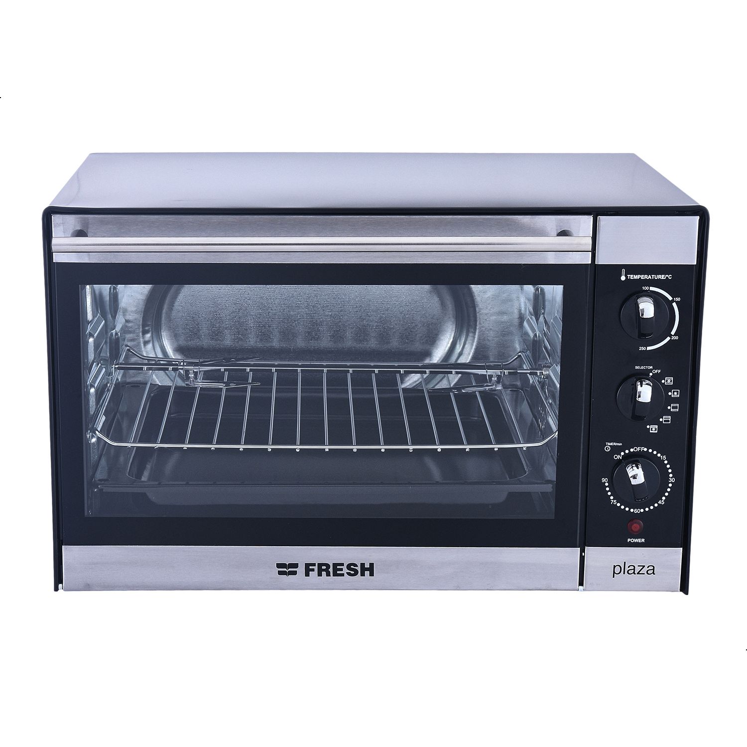 Fresh Electric Oven with Grill 48 Liters 2000 Watt Black and Silver FR 48 6450