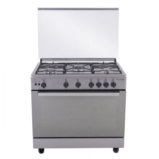بوتاجاز غاز اريستون، 5 شعلة، ستانلس ستيل - ARR9GGF23125XNA 