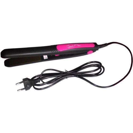 Kemei Hair Straightener, Black Pink - KM-328