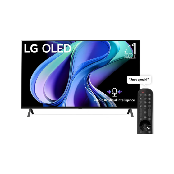 شاشة تلفزيون ال جي، 55 بوصة، سمارت OLED، دقة 4K UHD بريسيفر داخلي- OLED55A36LA