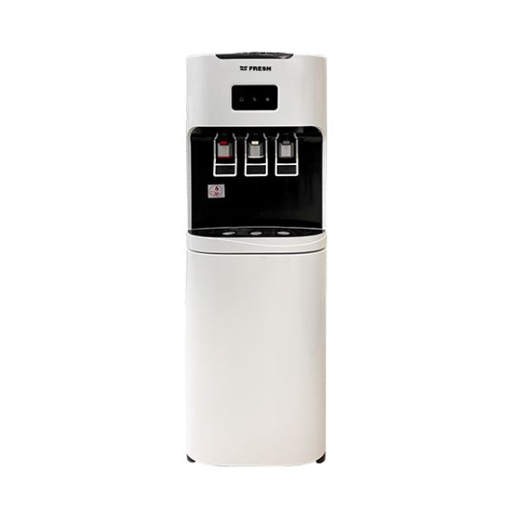 Fresh Hot, Cold and Normal Water Dispenser, 3 Taps, White- FW-16VFW2