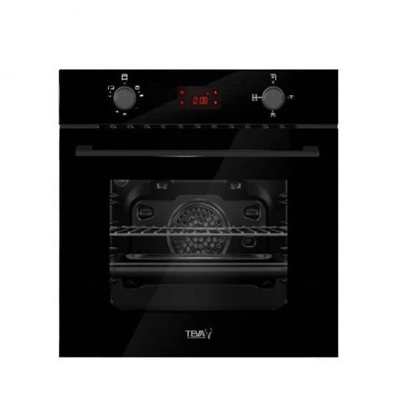 Teva Built-in Gas Oven, with Grill, 60 Cm, 82 Liters, Black - NBGF BDT
