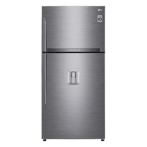 LG No-Frost Refrigerator, 592 Liters, Inverter Motor, Silver- GR-F822HLHM