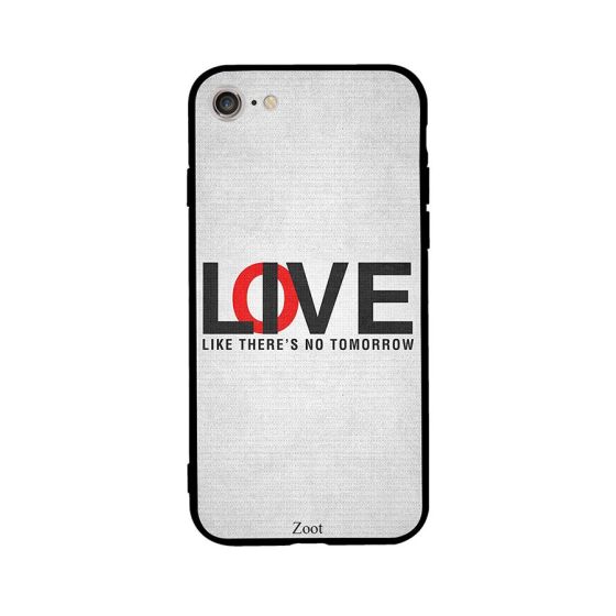 جراب ظهر زوت TPU بطبعة كلمة Love لايفون SE