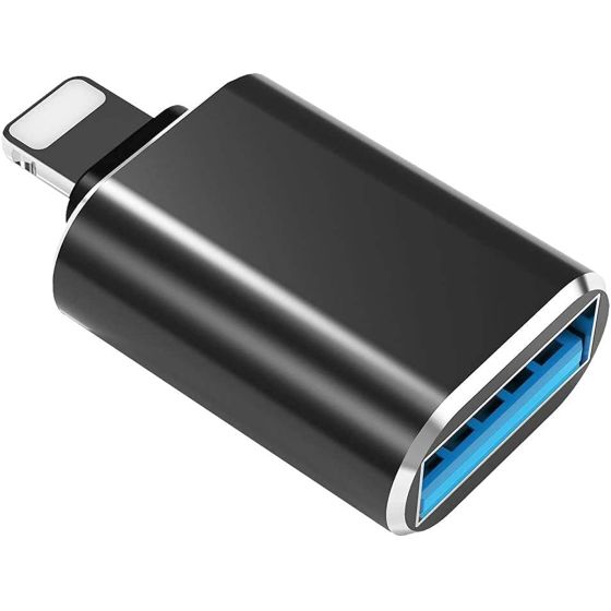 محول لايتننج الي USB فئة A OTG - اسود