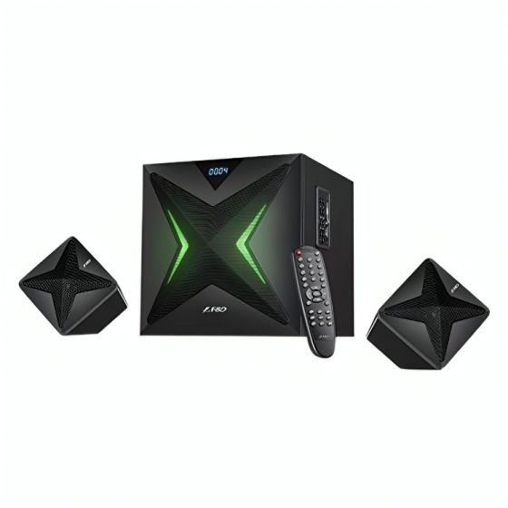 صب ووفر بلوتوث اف اند دي، 3 وحدات، اسود - F550