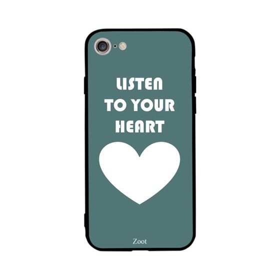 Listen To Your Heart Printed Back Cover for Apple iPhone 7