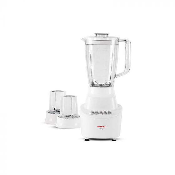 Sonai Countertop  Blender Set, 1.5 Liters, 400 Watt, White- MAR-2300