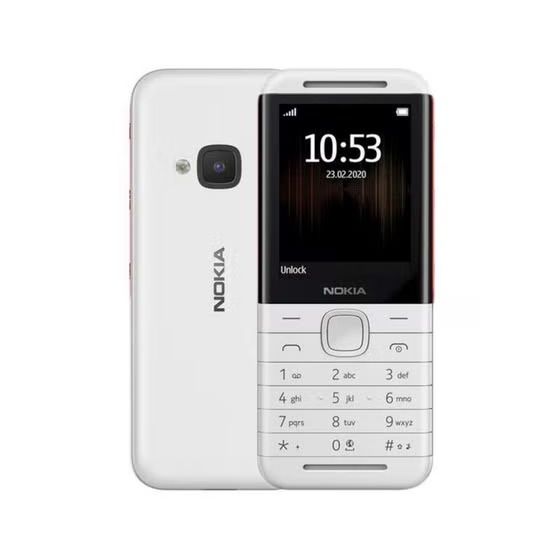 نوكيا 5310 بشريحتين، 16 ميجا، رام 8 ميجا، شبكة 2G GSM - ابيض بدون ضمان