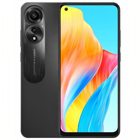Oppo A78, 256GB, 8GB RAM, Dual SIM, 4G LTE - Black
