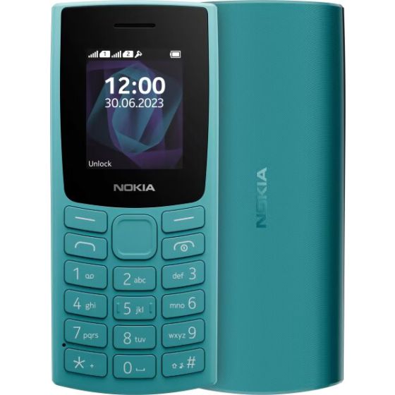 Nokia 105 2023 Dual SIM, 2G - Cyan