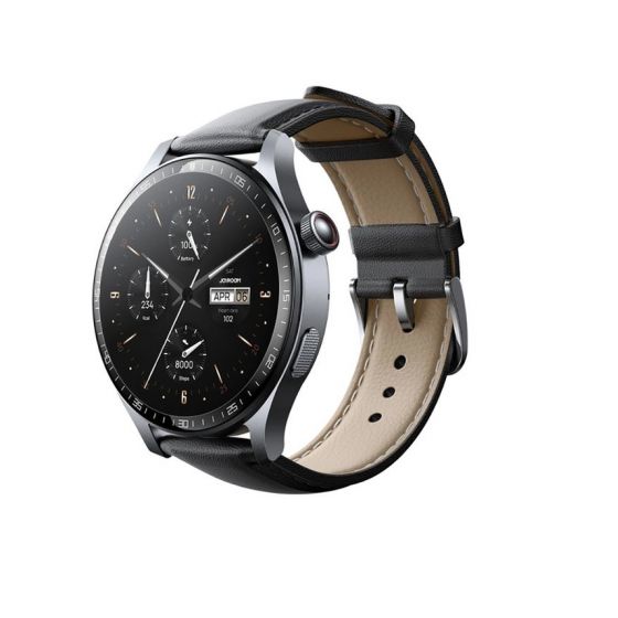 Joyroom Pro Smart Watch, 1.46 Inch, Grey Case and Black Strap - JR-FC2