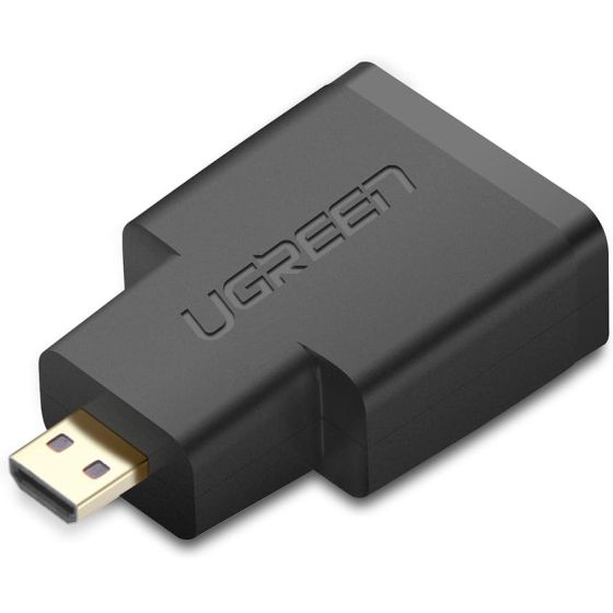 Ugreen Micro HDMI to HDMI Adapter, Black - 20106