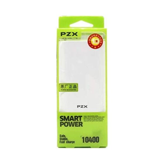PZX Wired Power Bank, 10400 mAh, 1 USB Port - Green