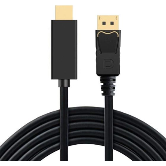 1.8m Display Port Display Port Male DP-HDMI Male Adapter Converter Cable for PC Laptop HD Projector