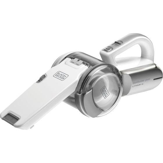 Black + Decker Cordless Handheld Vacuum Cleaner, 18 V, White and Grey - PV1820LGB