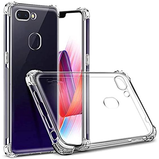 OPPO F9 Pro Crystal Clear Air Cushion Anti Crack Slim Case Cover