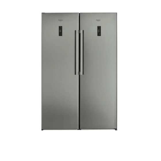 ثلاجة اريستون 2 باب نوفروست، 623 لتر، ستانلس ستيل - SH8 2D XFD + UH8 F2D