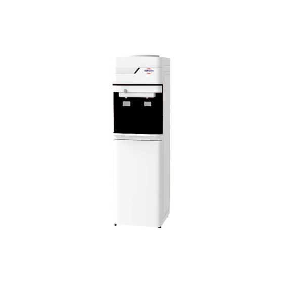 Bergen Hot and Cold Water Dispenser, 2 Taps, White and Black - BY558