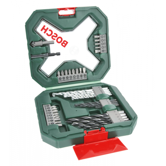 Bosch X-Line Drill and Screwdriver Bit Set, 38 Pieces - Multi Color