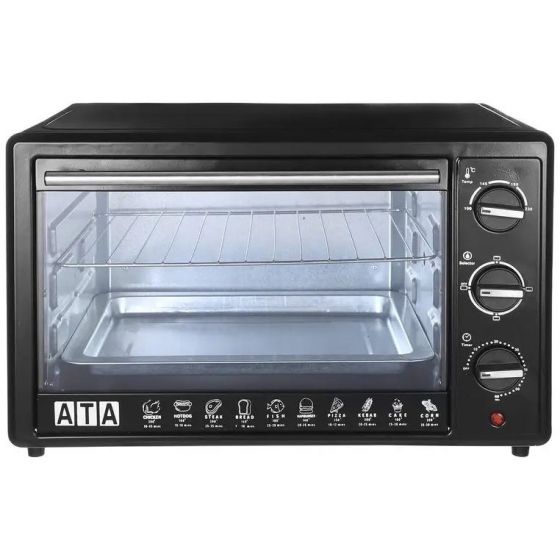 ATA Electric Oven with Grill, 49 LIters, 2000 Watt, Black - YX49A-RCL