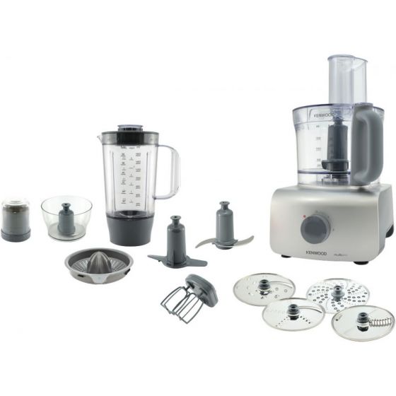 Kenwood Multipro Compact Food Processor, 1000 Watt, Silver - FDP646.SI