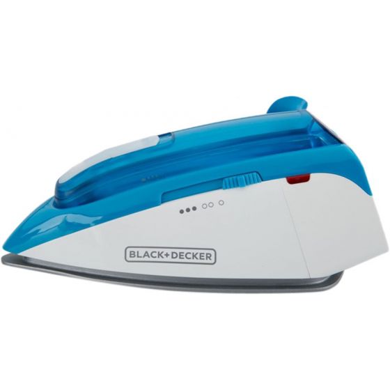 Black & Decker Travel Iron, 1085 Watt, Blue \ White - T1250