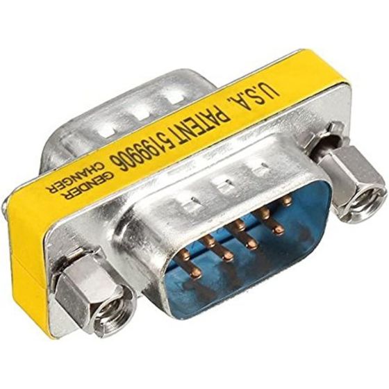 RS232 9 Pin Mini Gender Changer Adapter Female to Female