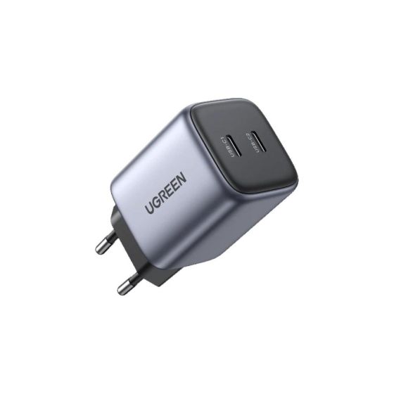 شاحن يوجرين نيكسود، 45 وات، 2 منفذ USB فئة C، اسود - 90573 CD294