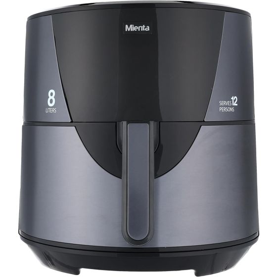 Mienta Digital Air Fryer, 8 Liters, 1700 Watt, Black - AF47634A