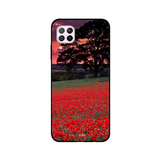 Zoot Red Garden Dark Clouds Printed Back Cover for Huawei Nova 7i