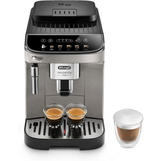 Delonghi Magnifica Evo Automatic  Coffee Machine, 1.8 Liters - 1450 Watt, Titanium and Black - ECAM290.81.TB