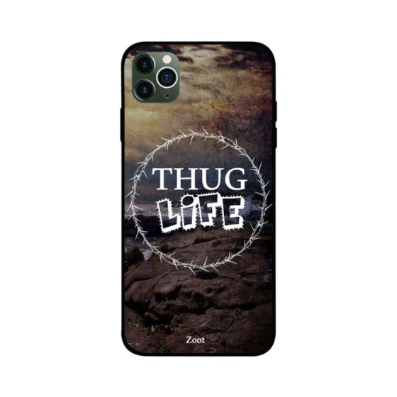 Thug Life Printed Back Cover for Apple iPhone 11 Pro