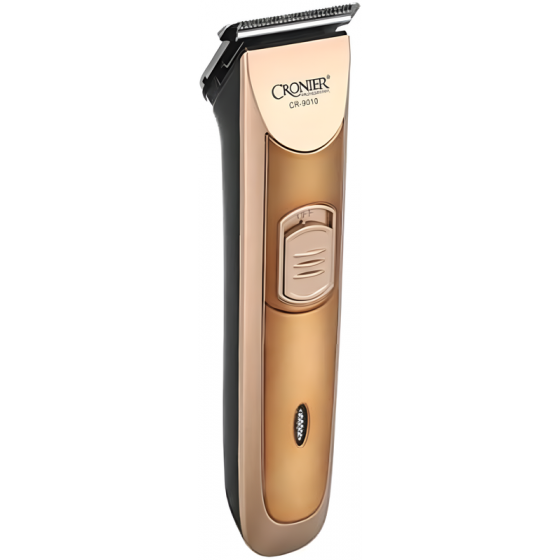 Cronier Dry Hair Clipper for Men, Black and Gold - CR-9010