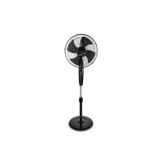 Sonai Stand Fan, 16 Inch, with Remote Control, Black- MAR-1640