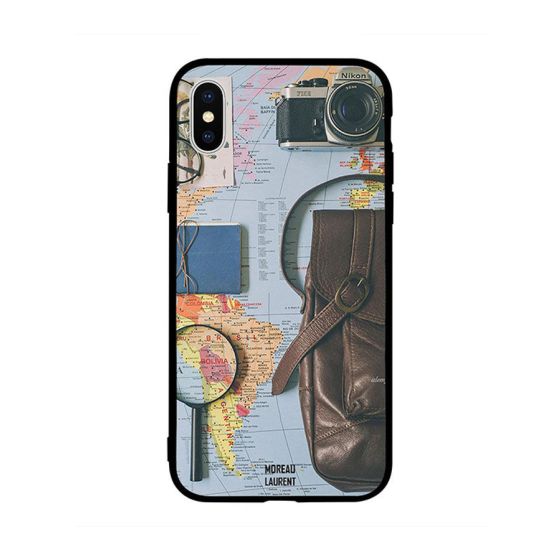 Ready To Explore The World Printed Back Cover for Apple iPhone X