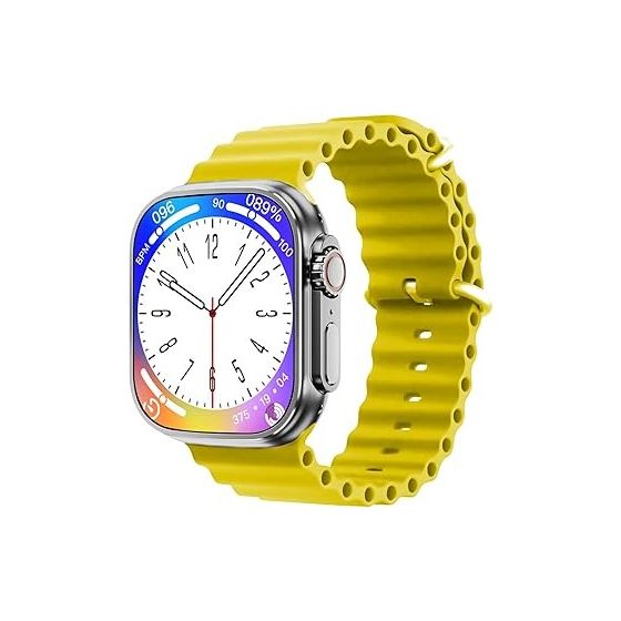 X8 Ultra Smart Watch, 2.08 Inch - Yellow