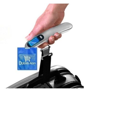 Electronic Luggage Scale, 30KG, Silver, with Gift Bag
