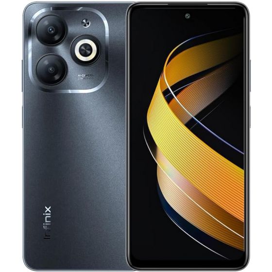 Infinix Smart 8, 128GB, 4GB RAM, 4G LTE, Dual SIM - Timber Black