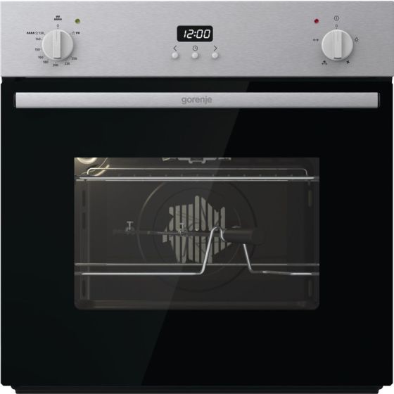 Gorenje Built-in Electric Oven, with Grill, 77 Liters, Black and Stainless Steel-BOG6632E01X