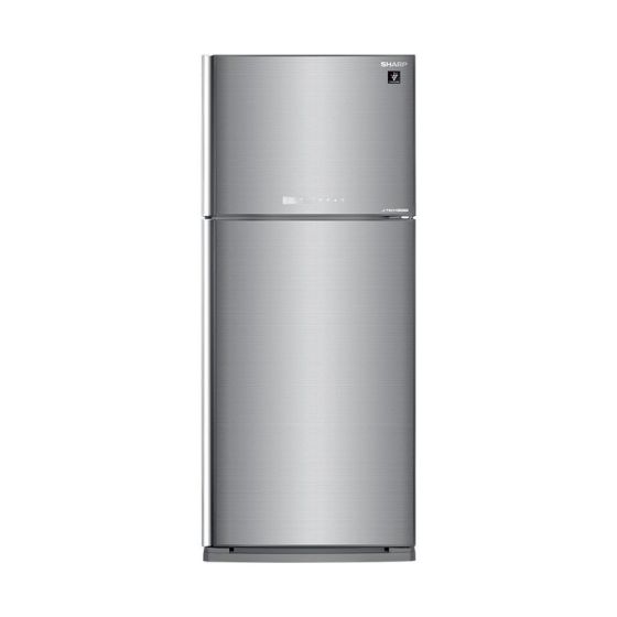 Sharp No Frost Top Freezer Refrigerator, 396 Liters, Inverter, Silver - SJ-GV48G-SL