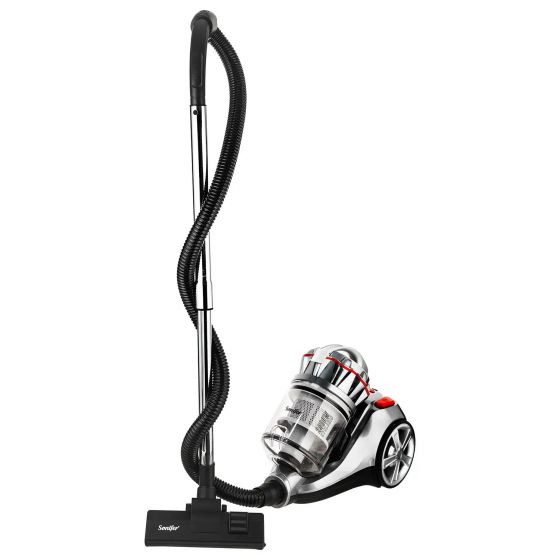 Sonifer Bagless Canister Vacuum Cleaner, 2800 Watt, Grey - SF-2243