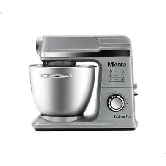 Mienta Stand Mixer, 1200 Watt, Stainless Steel - KM38121C