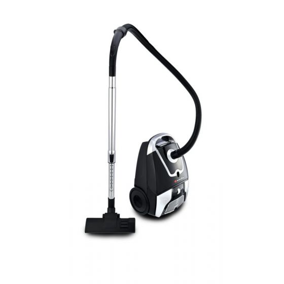 مكنسة كهربائية بحاوية غبار، 2200 وات، اسود - ZVC-2200
